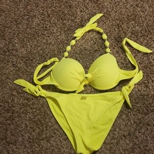 Yellow bikini